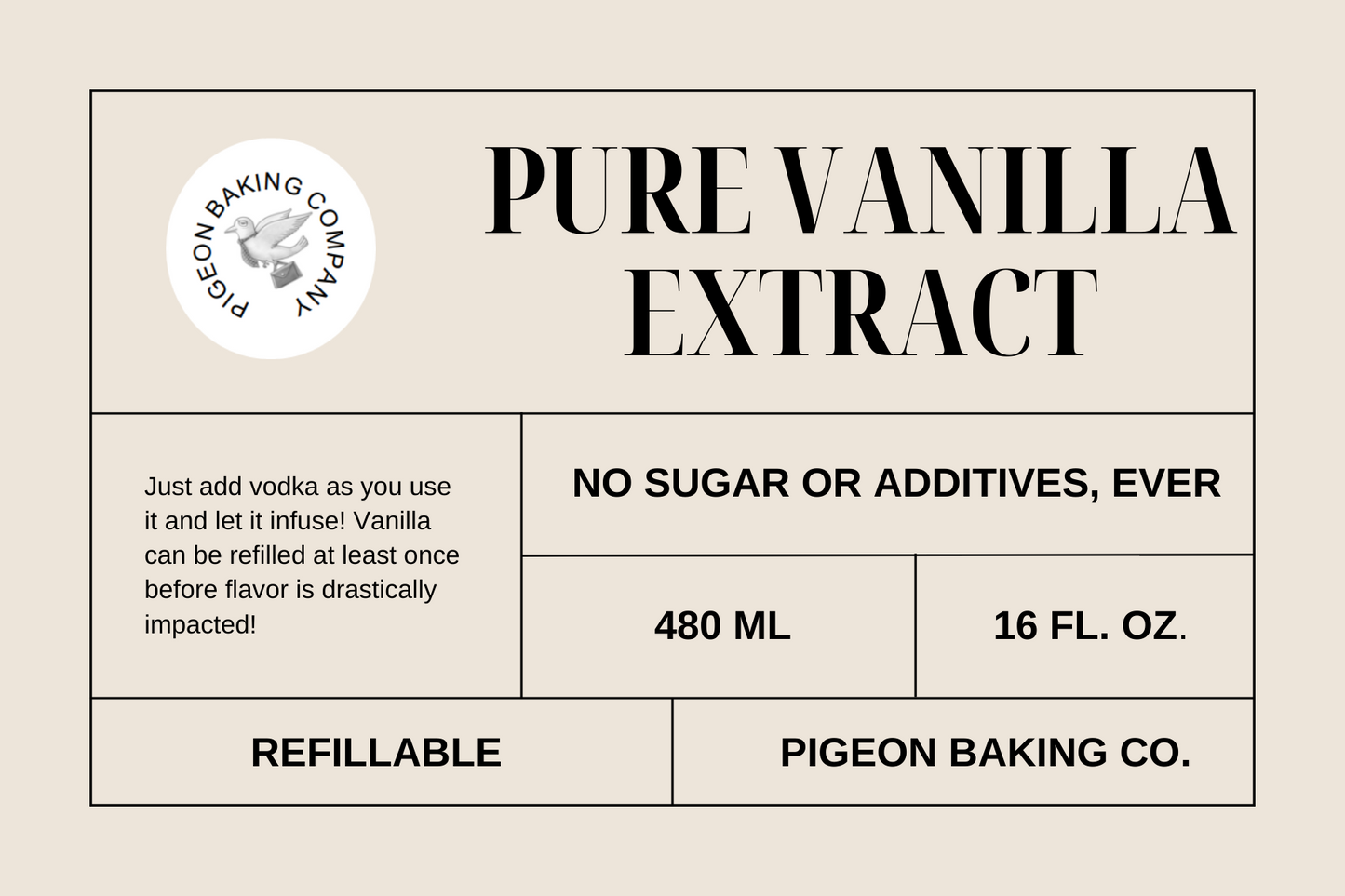 [WITH BEANS] Pure All-Natural ECUADORIAN Single-Origin Vanilla Extract