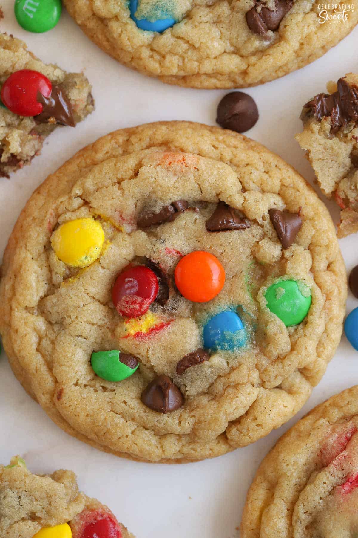 Regular M&M Cookies