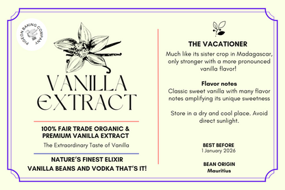 [WITH BEANS] Pure All-Natural Rare MAURITIUS Single-Origin Vanilla Extract